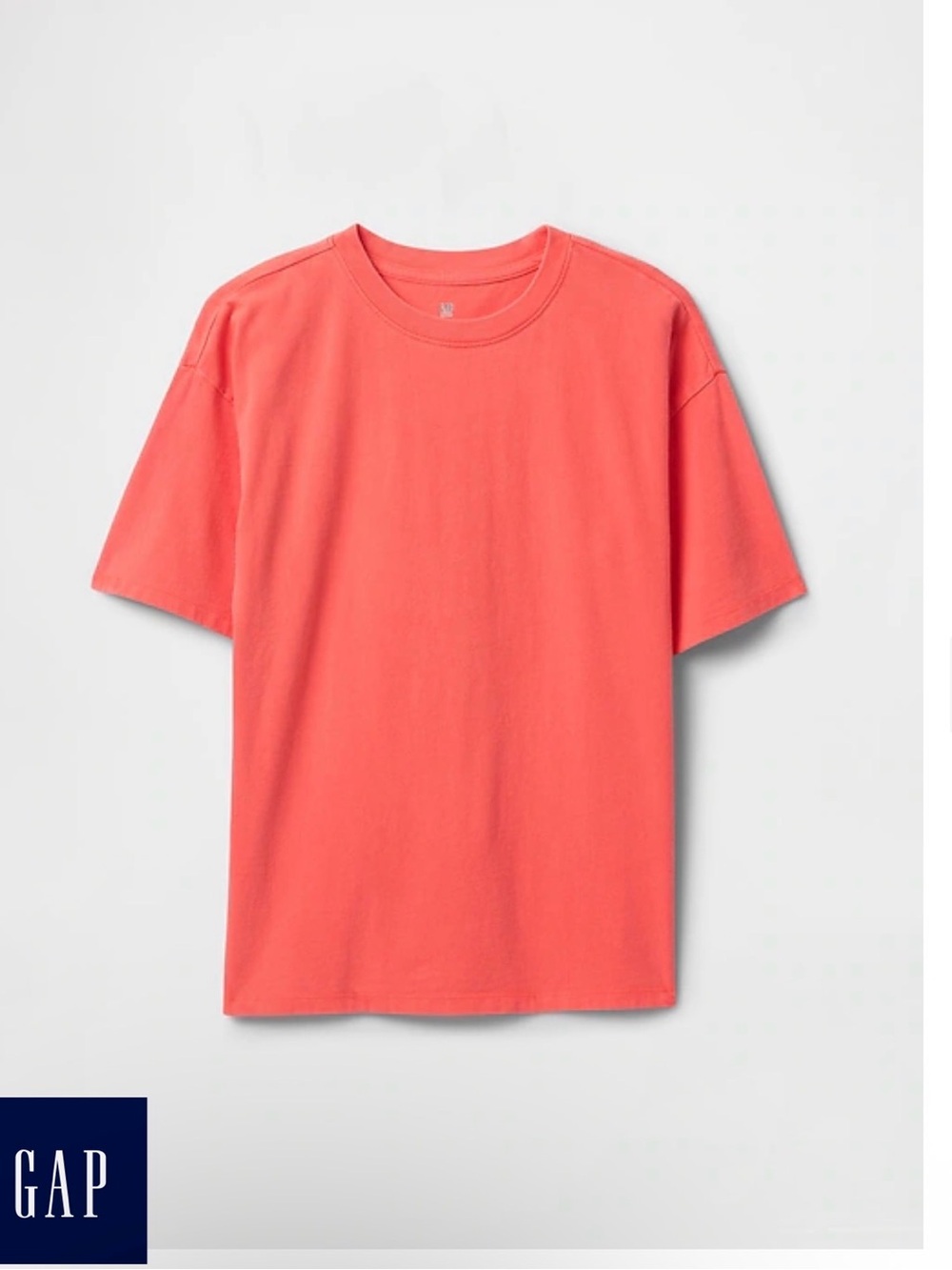 GAP Kids Relaxed Short-Sleeve Tee in Neon Hot Lava